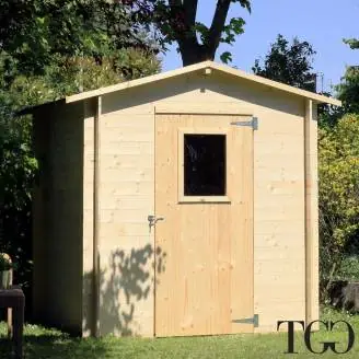 Casa de madera 2x2 Wanda - Cobertizo de madera para herramientas con puerta y ventana