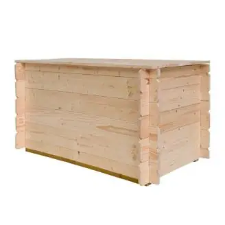 Baúl Baúl de madera para exterior Giove 130X60X54H CM