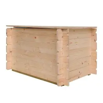 Baúl de madera para exterior Giunone 98X60X54H CM