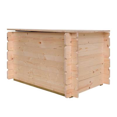 Baúl de madera para exterior Giunone 98X60X54H CM