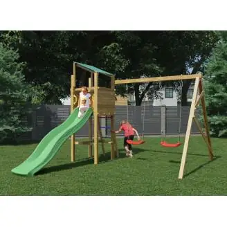 Parque infantil de madera esterilizada en autoclave Playland Swing TGG Play