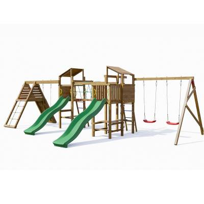 Parque infantil de madera esterilizada en autoclave Playland BigFun TGG Play