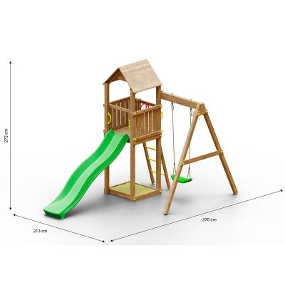 Parque infantil de madera esterilizada en autoclave Woody Band TGG Play