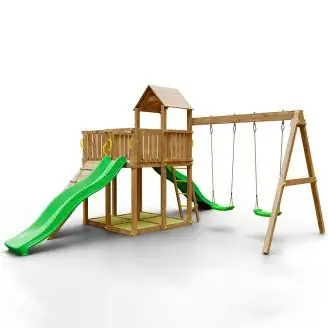 Parque infantil de madera esterilizada en autoclave Woody Tree House TGG Play