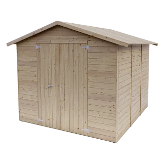 Casita de jardín de madera Lady 2,5x3 cm personalizable espesor 19mm