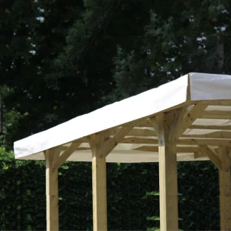 Cubierta de PVC para Pérgola 3x5 Carport Color Blanco