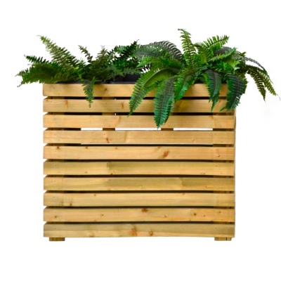 Jardinera Flora 83X31X H 70 Cm en madera tratada en autoclave