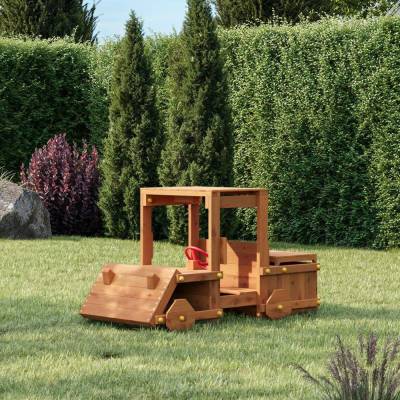 Vehículo de madera para niños Fungoo Garden Buggy parque de juegos de jardín color teca